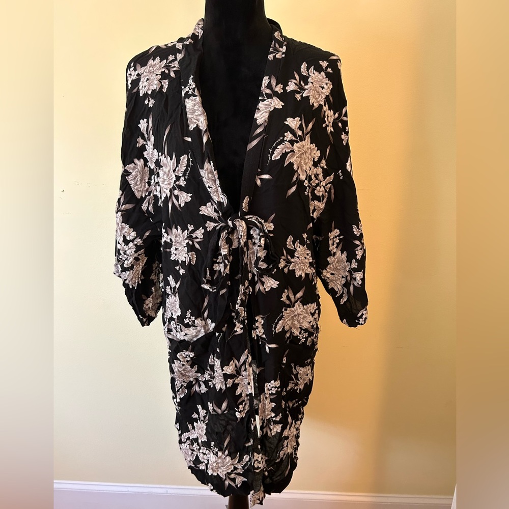 Black and White Kimono
